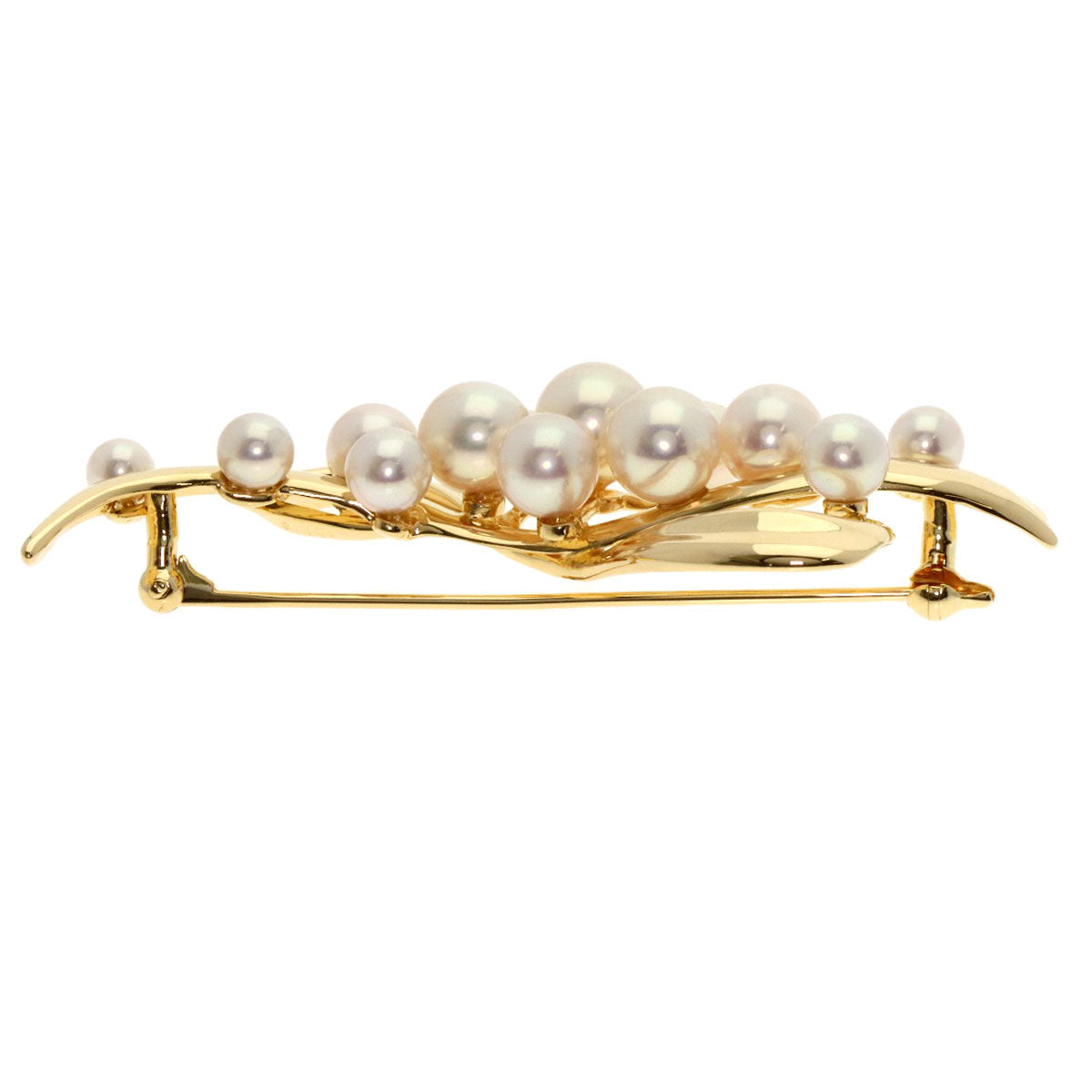 TASAKI Pearl Pearl Brooch K18 Yellow Gold Ladies [Used]