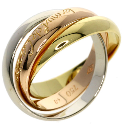 CARTIER Trinity #48 Ring K18 Yellow Gold K18 White GoldLadies [Used]