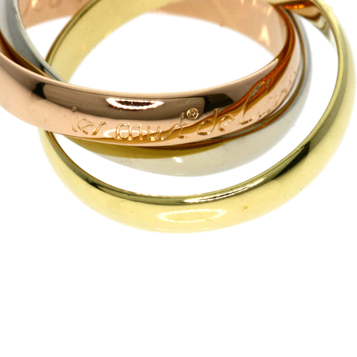 CARTIER Trinity #46 Ring K18 Yellow Gold K18 White GoldLadies [Used]