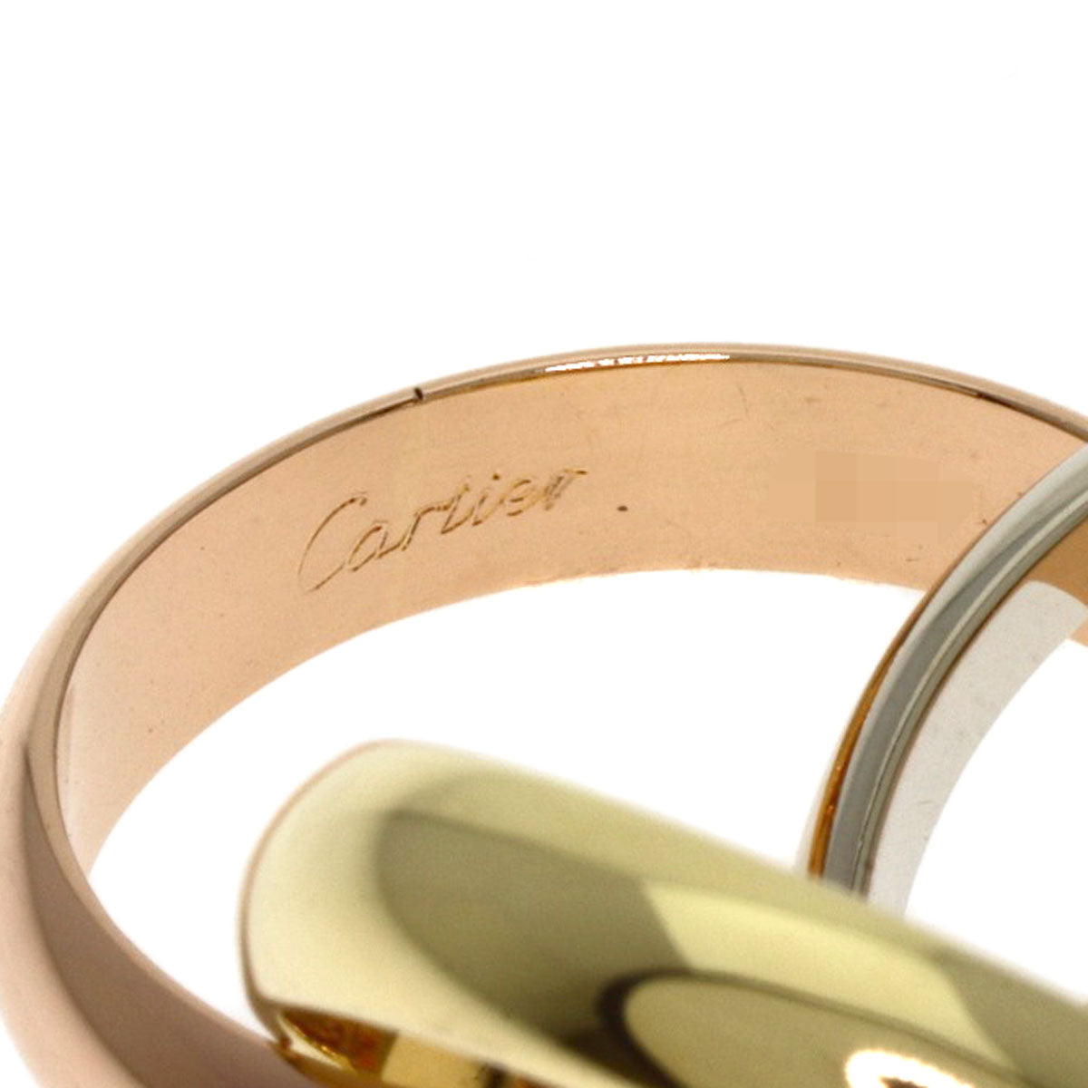 CARTIER Trinity #48 Ring K18 Yellow Gold K18 White GoldLadies [Used]