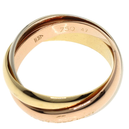 CARTIER   Trinity Ring  K18 Yellow Gold K18 White GoldLadies [Used]