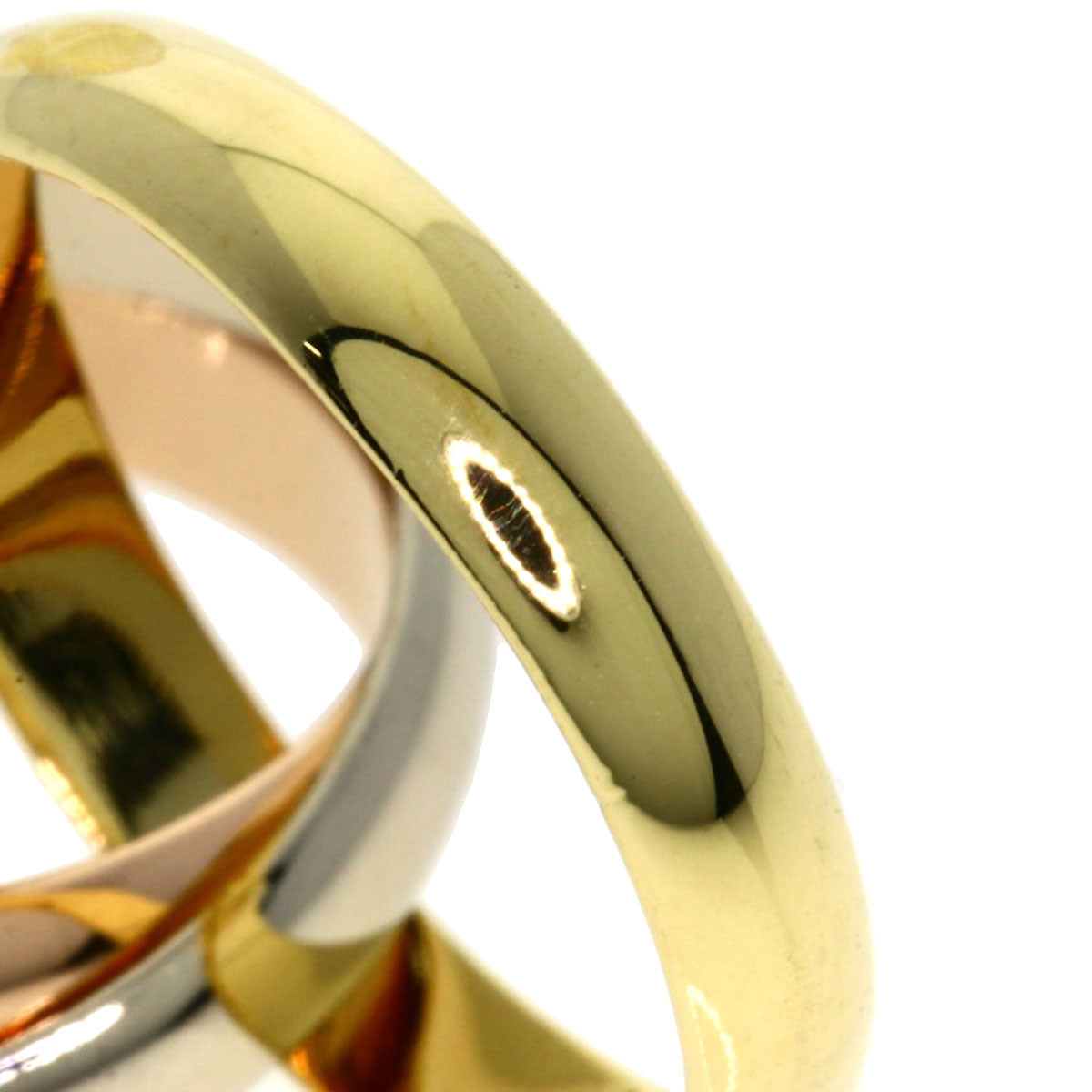 CARTIER Trinity #49 Ring K18 Yellow Gold K18 White GoldLadies [Used]