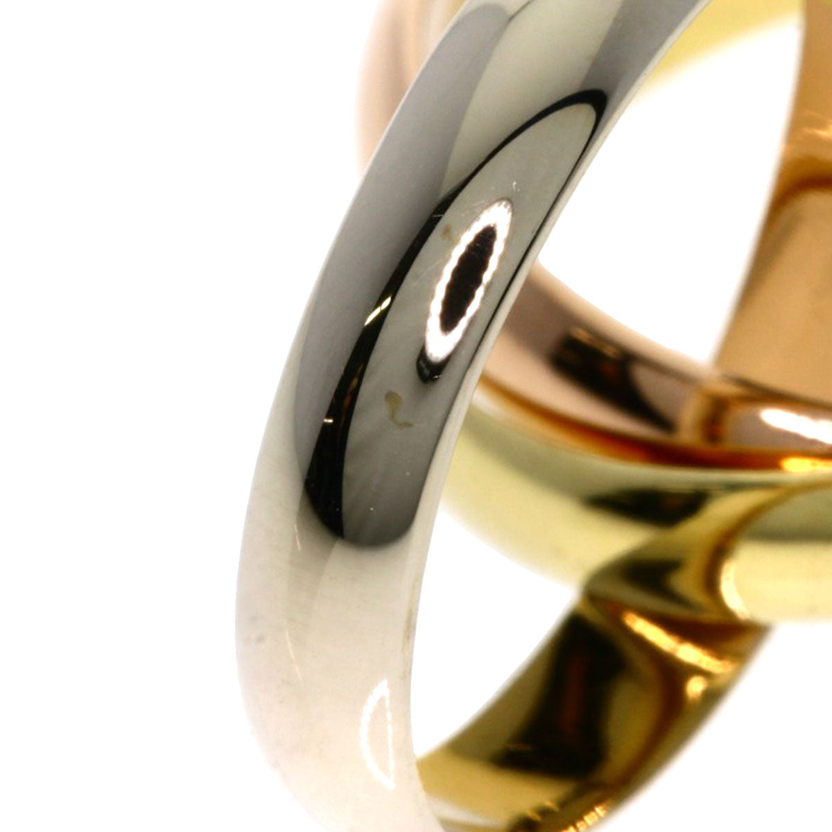 CARTIER Trinity #49 Ring K18 Yellow Gold K18 White GoldLadies [Used]