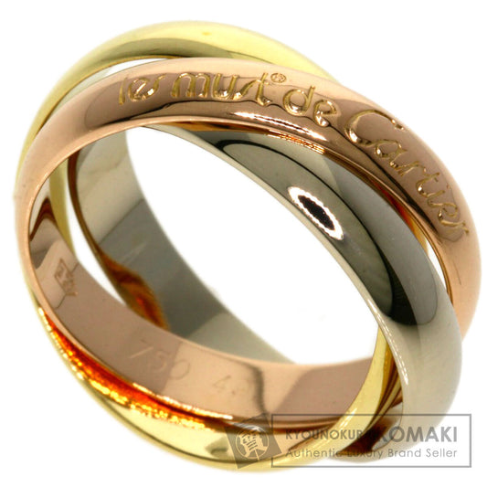 CARTIER Trinity #49 Ring K18 Yellow Gold K18 White GoldLadies [Used]