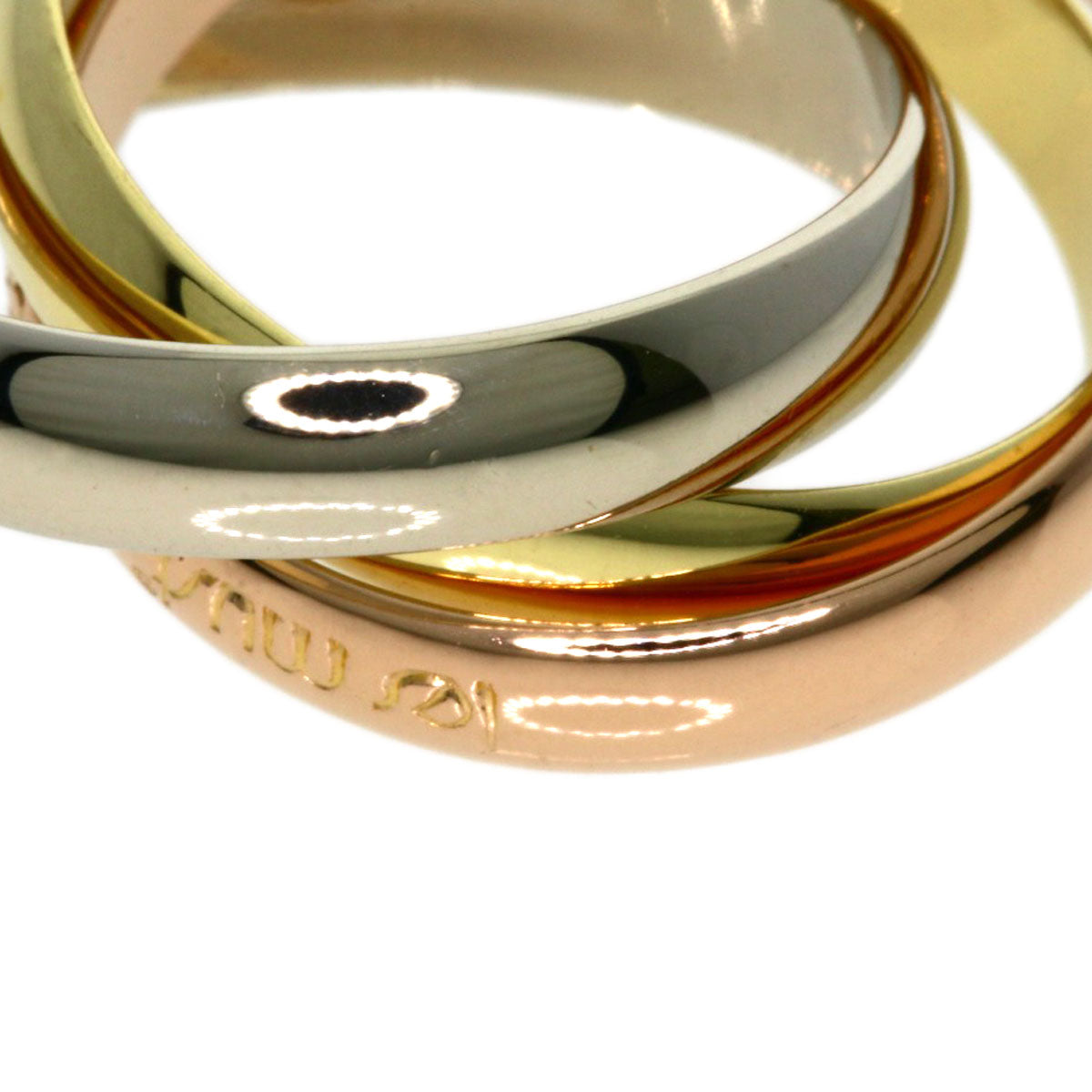 CARTIER Trinity #49 Ring K18 Yellow Gold K18 White GoldLadies [Used]