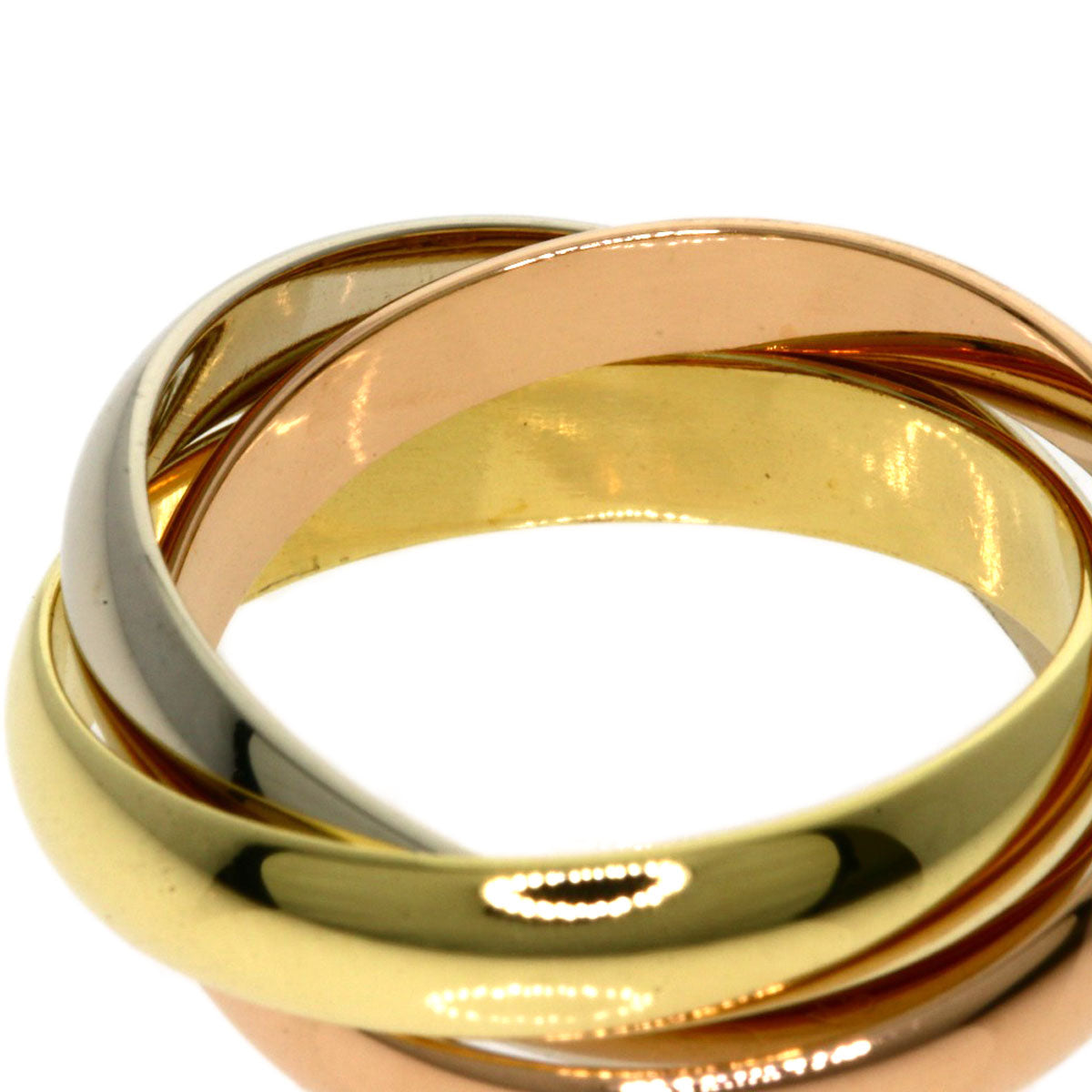 CARTIER Trinity #49 Ring K18 Yellow Gold K18 White GoldLadies [Used]