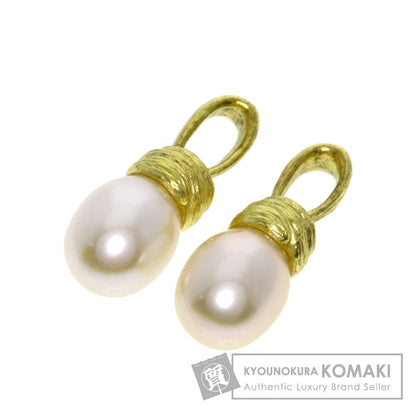 TASAKI Pearl Pearl Charm Set of 2 Pendant top K18 Yellow Gold Ladies [Used]