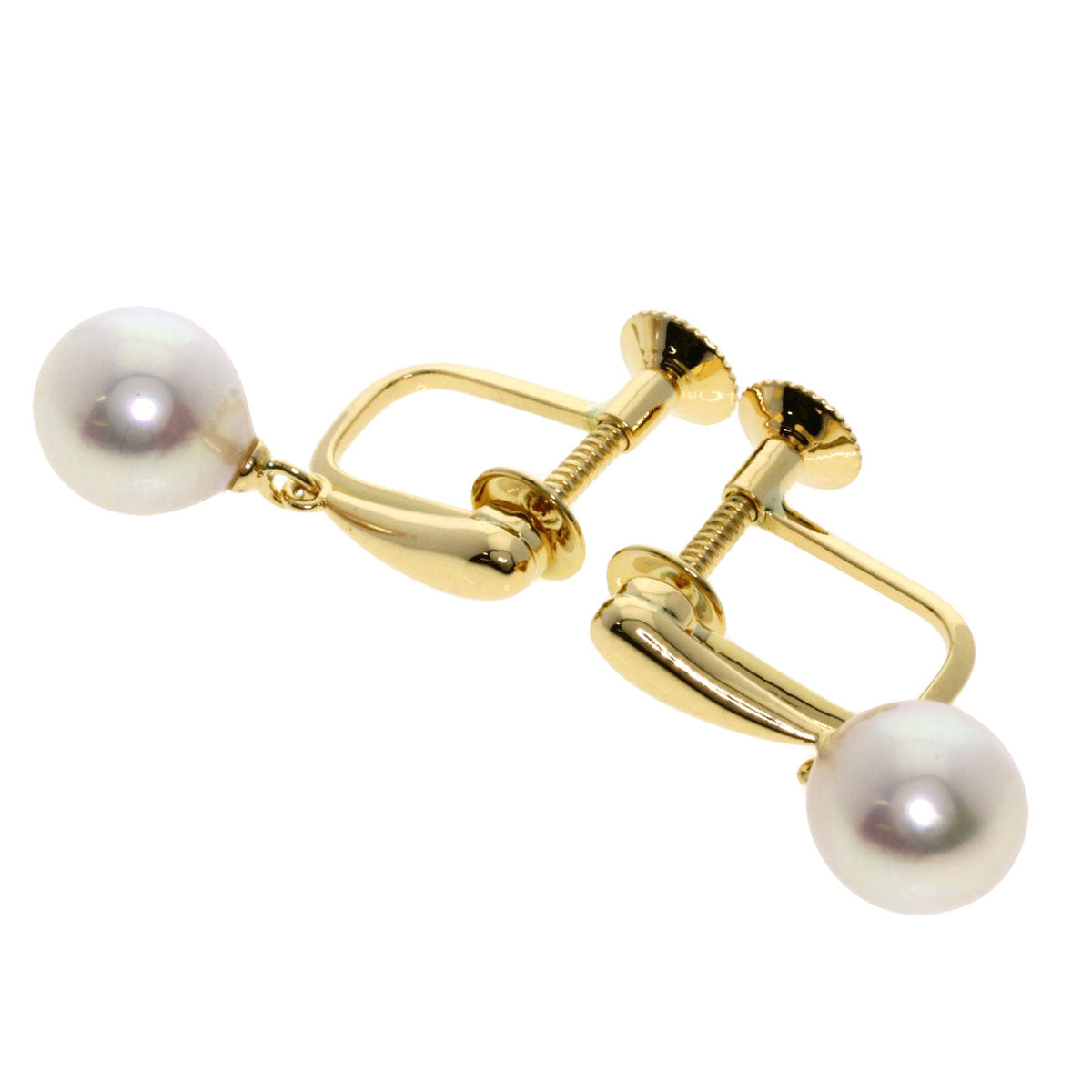 TASAKI Pearl Pearl Earring K18 Yellow Gold Ladies [Used]