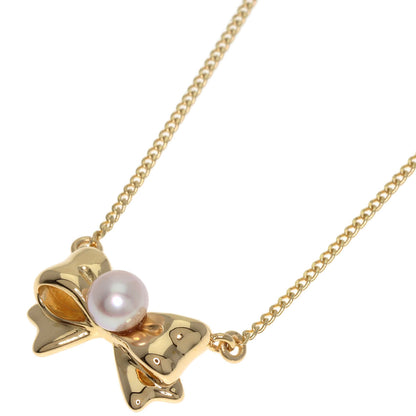 TASAKI Pearl Pearl Ribbon Necklace K18 Yellow Gold Ladies [Used]