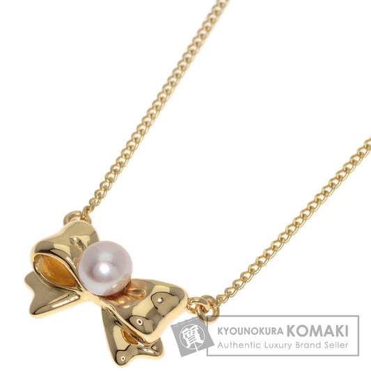 TASAKI Pearl Pearl Ribbon Necklace K18 Yellow Gold Ladies [Used]