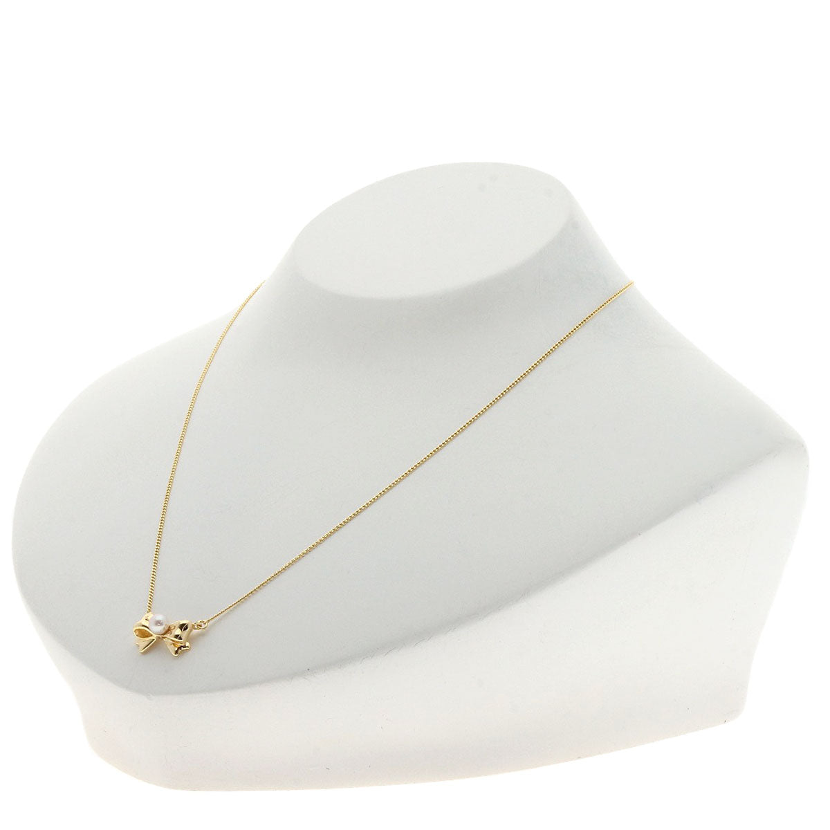 TASAKI Pearl Pearl Ribbon Necklace K18 Yellow Gold Ladies [Used]