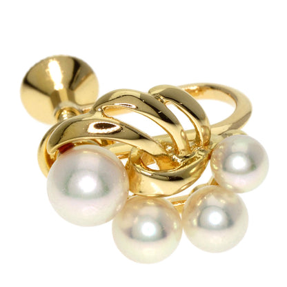 MIKIMOTO Pearl Pearl Earring K18 Yellow Gold Ladies [Used]