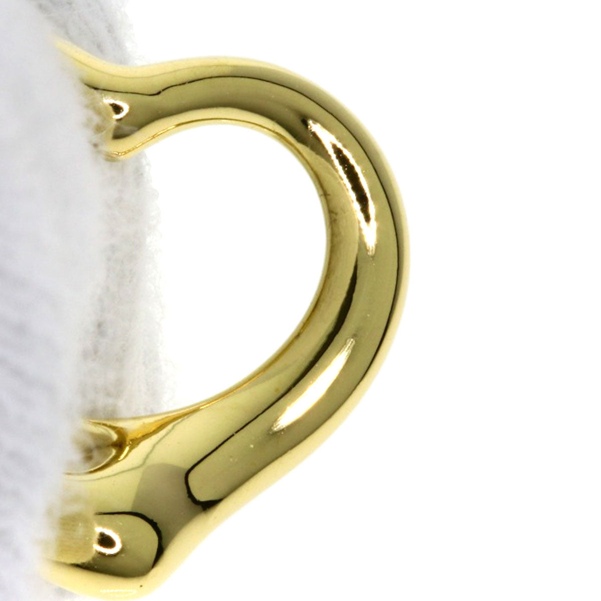 TIFFANY&Co. Open heart Pendant top K18 Yellow Gold Ladies [Used]