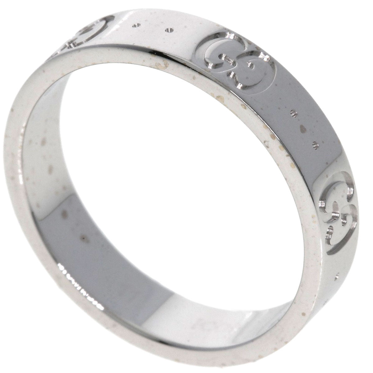 GUCCI Icon # 11 Ring K18 White Gold Ladies [Used]