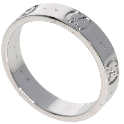 GUCCI Icon # 11 Ring K18 White Gold Ladies [Used]