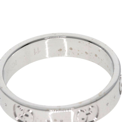 GUCCI Icon # 11 Ring K18 White Gold Ladies [Used]