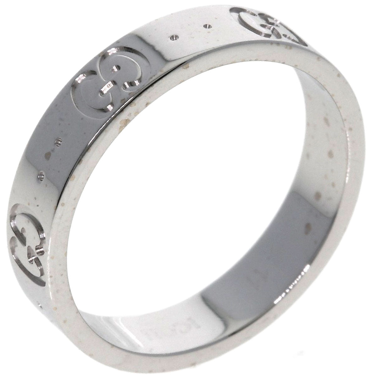 GUCCI Icon # 11 Ring K18 White Gold Ladies [Used]