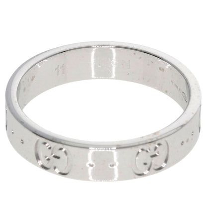 GUCCI Icon # 11 Ring K18 White Gold Ladies [Used]