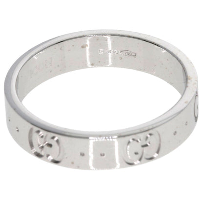 GUCCI Icon # 11 Ring K18 White Gold Ladies [Used]