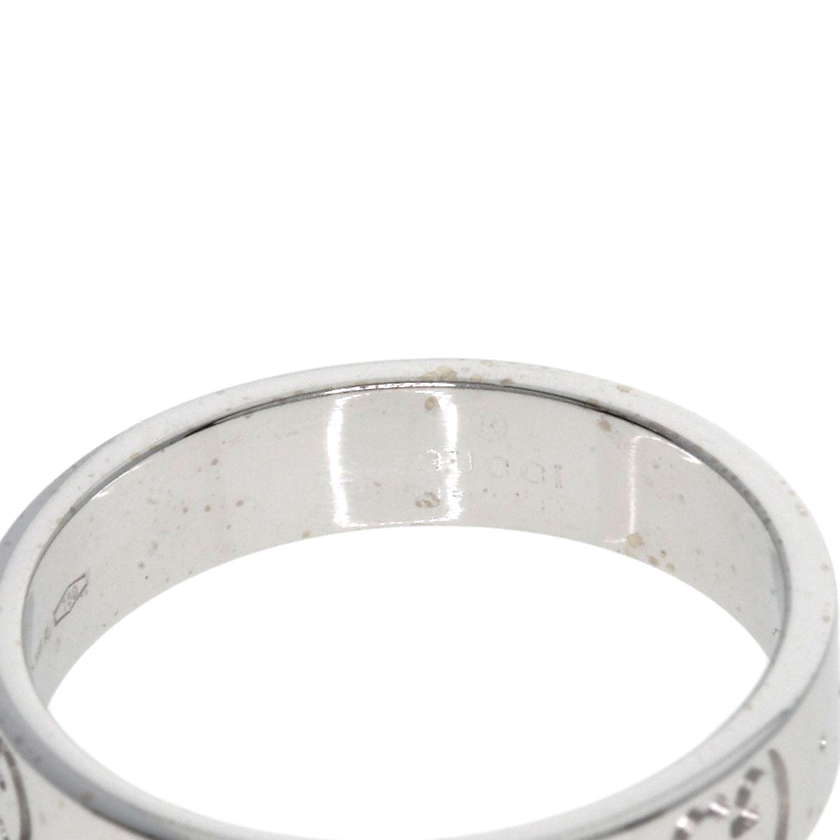 GUCCI Icon # 11 Ring K18 White Gold Ladies [Used]