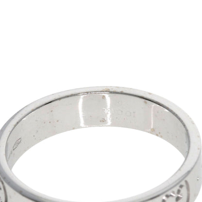 GUCCI Icon # 11 Ring K18 White Gold Ladies [Used]
