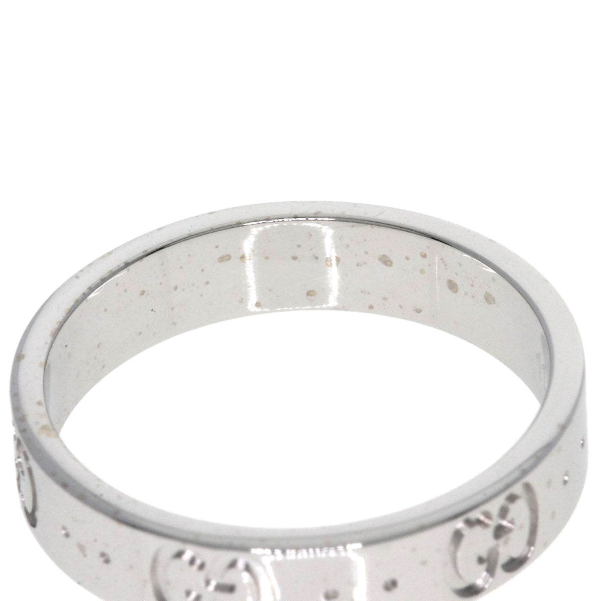 GUCCI Icon # 11 Ring K18 White Gold Ladies [Used]