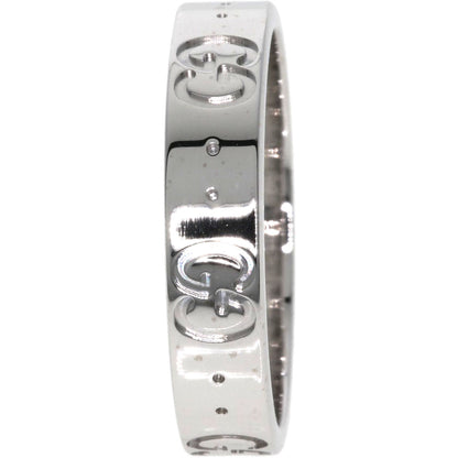 GUCCI Icon # 11 Ring K18 White Gold Ladies [Used]