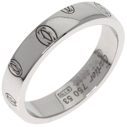 CARTIER Happy birthday # 53 Ring K18 White Gold Ladies [Used]