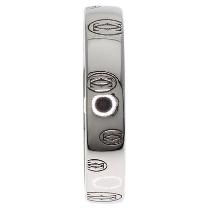 CARTIER Happy birthday # 53 Ring K18 White Gold Ladies [Used]