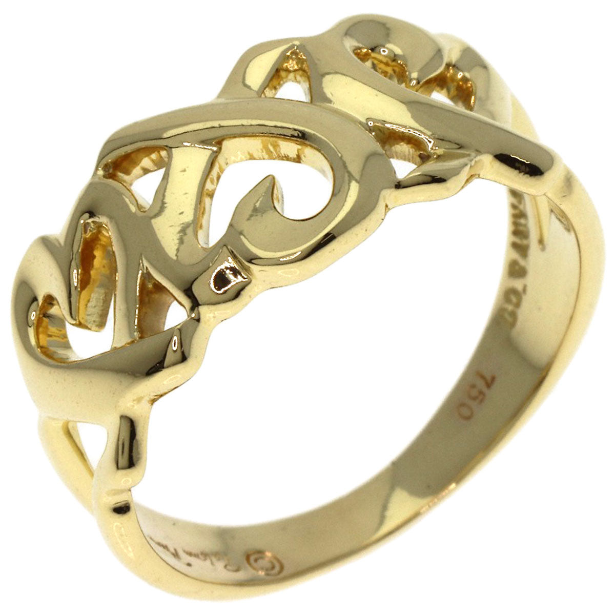TIFFANY&Co.   Loving heart Ring  K18 Yellow Gold Ladies [Used]
