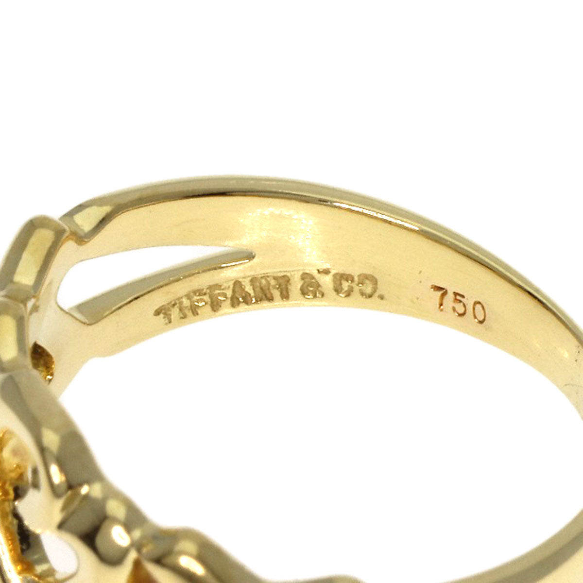 TIFFANY&Co.   Loving heart Ring  K18 Yellow Gold Ladies [Used]