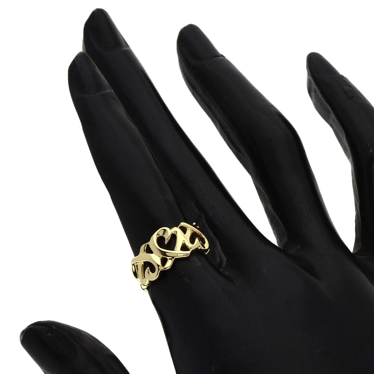 TIFFANY&Co.   Loving heart Ring  K18 Yellow Gold Ladies [Used]
