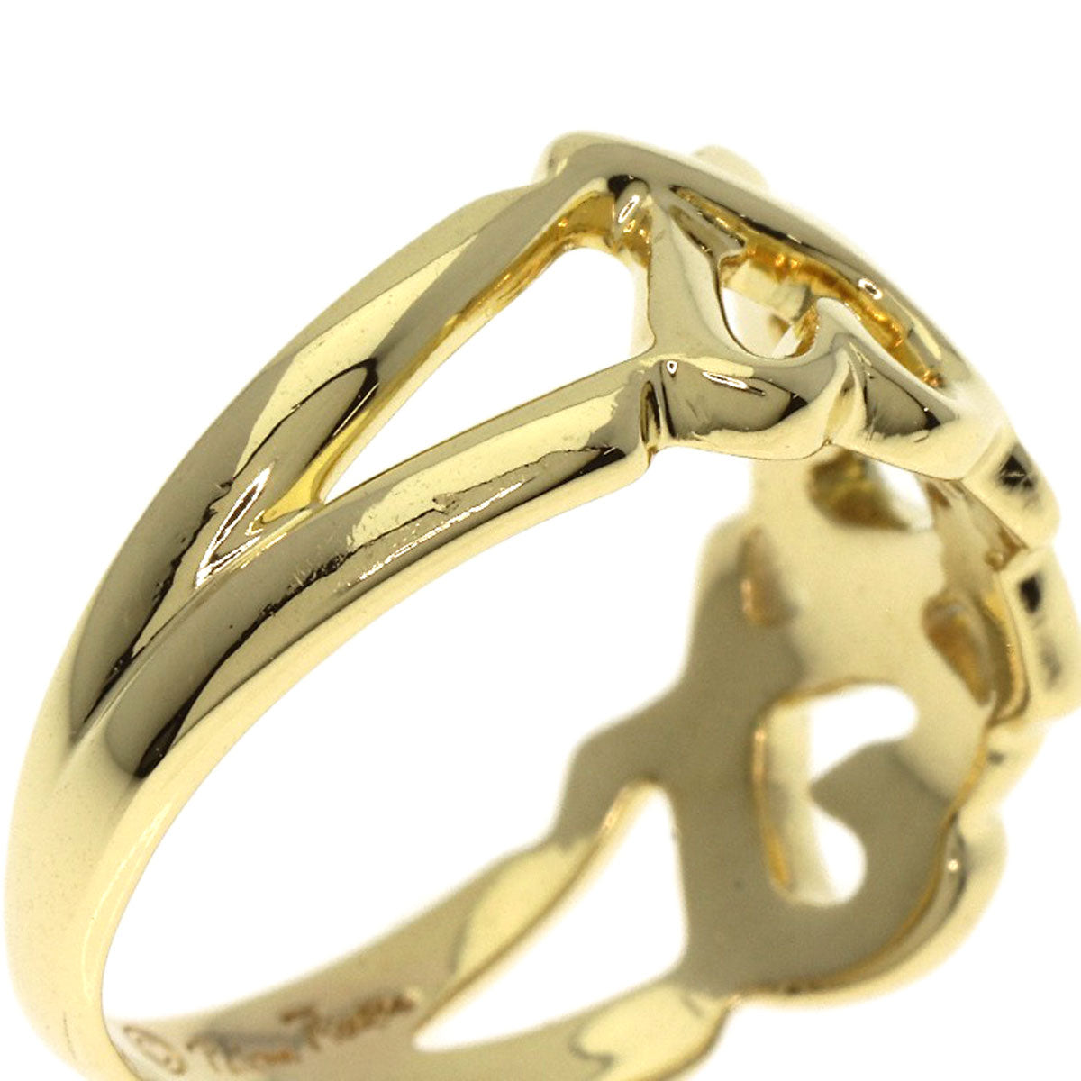 TIFFANY&Co.   Loving heart Ring  K18 Yellow Gold Ladies [Used]
