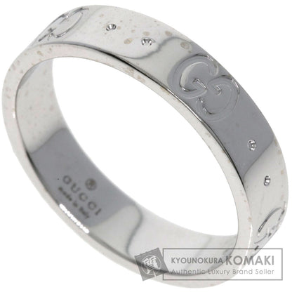 GUCCI Icon # 9 Ring K18 White Gold Ladies [Used]