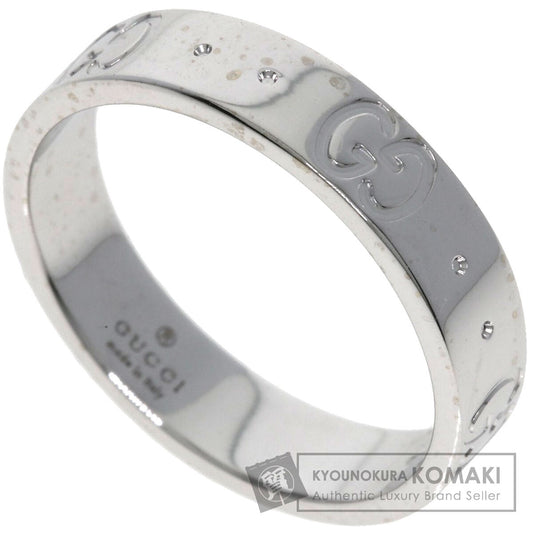 GUCCI Icon # 9 Ring K18 White Gold Ladies [Used]