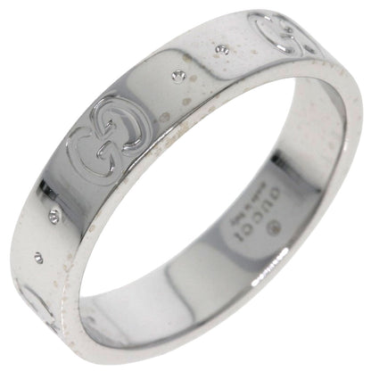 GUCCI Icon # 9 Ring K18 White Gold Ladies [Used]