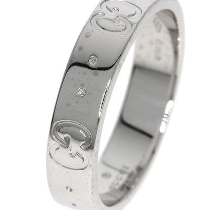 GUCCI Icon # 9 Ring K18 White Gold Ladies [Used]