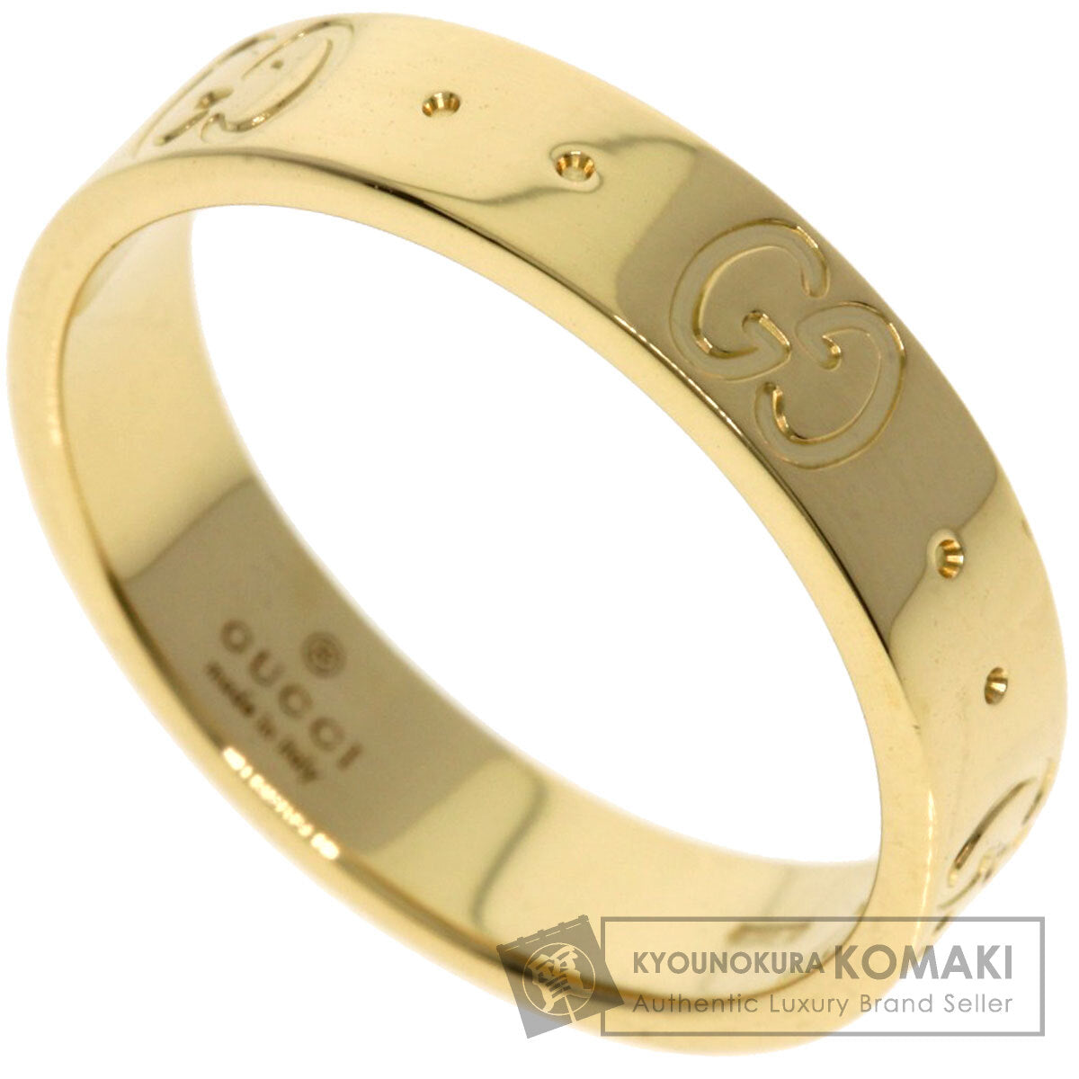GUCCI Icon # 9 Ring K18 Yellow Gold Ladies [Used]