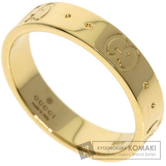 GUCCI Icon # 9 Ring K18 Yellow Gold Ladies [Used]