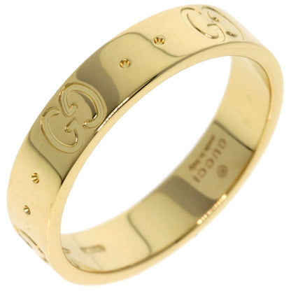 GUCCI Icon # 9 Ring K18 Yellow Gold Ladies [Used]