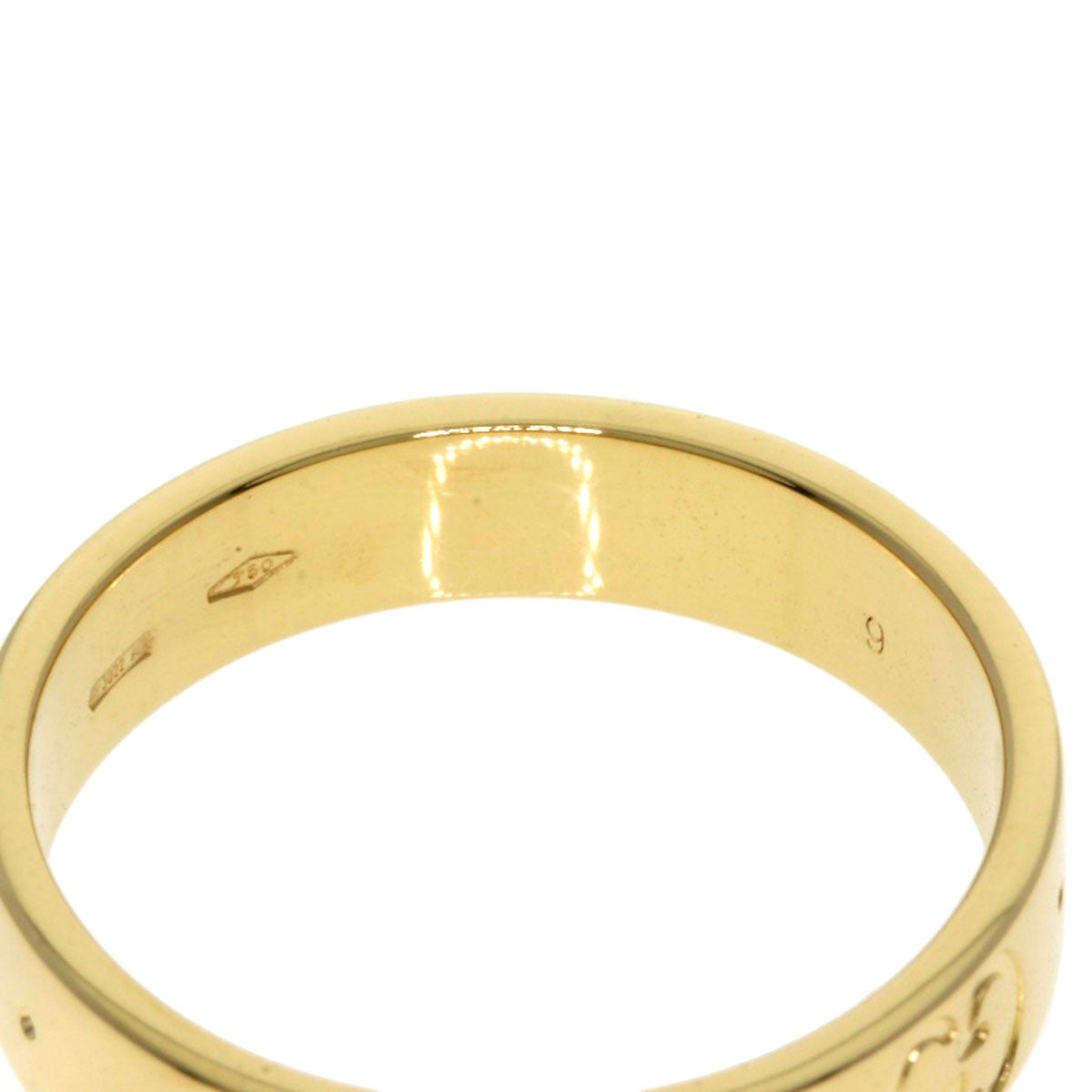 GUCCI Icon # 9 Ring K18 Yellow Gold Ladies [Used]