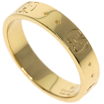 GUCCI Icon # 9 Ring K18 Yellow Gold Ladies [Used]