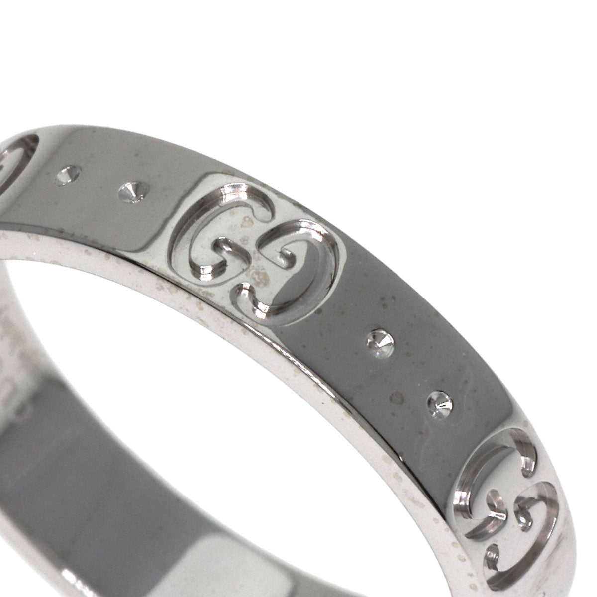 GUCCI Icon #11 Ring K18 White Gold Ladies [Used]
