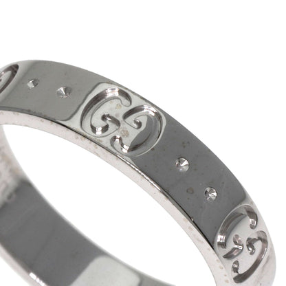 GUCCI Icon #11 Ring K18 White Gold Ladies [Used]