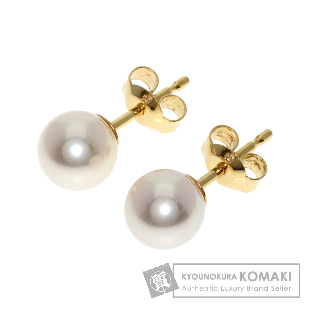 TASAKI   Pearl Pearl earring  K18 Yellow Gold Ladies [Used]