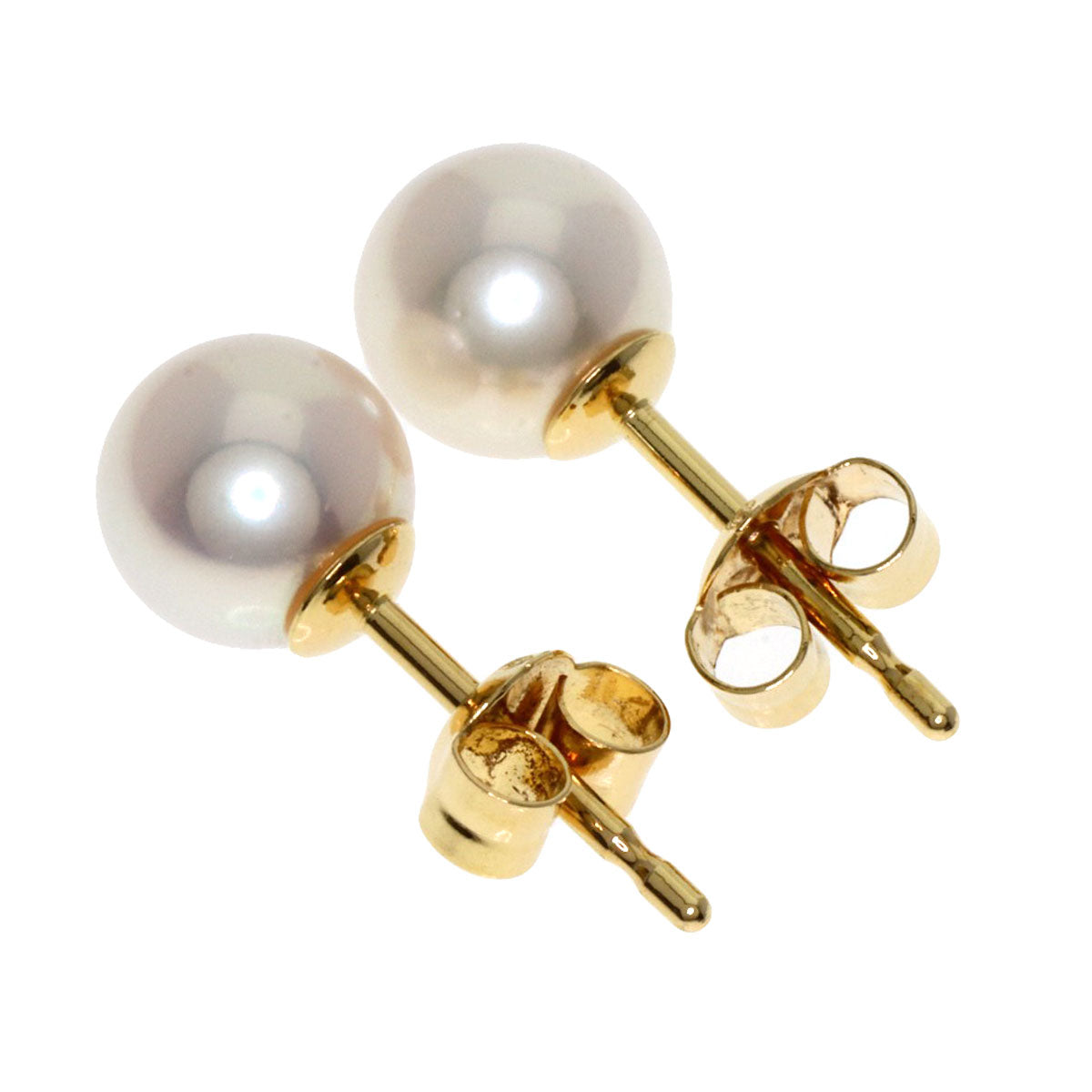 TASAKI   Pearl Pearl earring  K18 Yellow Gold Ladies [Used]