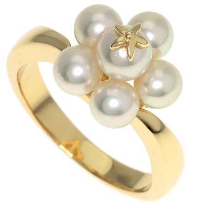MIKIMOTO Pearl Pearl Ring K18 Yellow Gold Ladies [Used]