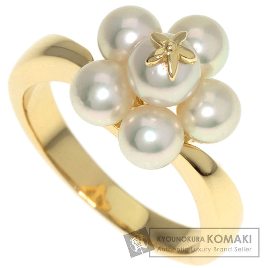 MIKIMOTO Pearl Pearl Ring K18 Yellow Gold Ladies [Used]