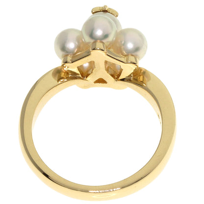 MIKIMOTO Pearl Pearl Ring K18 Yellow Gold Ladies [Used]