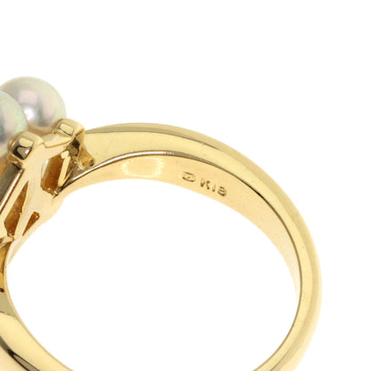 MIKIMOTO Pearl Pearl Ring K18 Yellow Gold Ladies [Used]